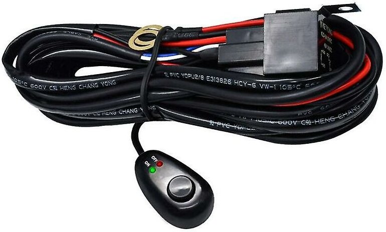 Auto Arbeit Licht Schalter Motorrad Kabelbaum Für Auto Boot Lkw 16awg 300w 12v 40a Kabel Relais w