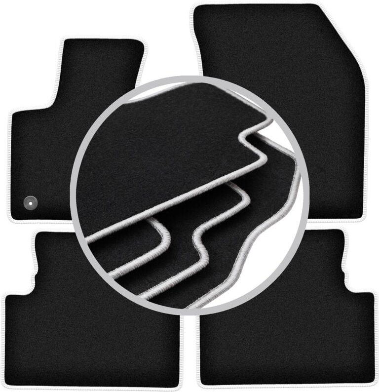 CARLUX-SILVER Autofußmatten für: Citroen C5 Aircross Crossover (2019-)