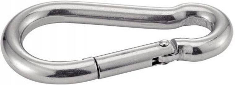 Automatischer Karabinerhaken - Edelstahl A4 12x140 mm - Stück