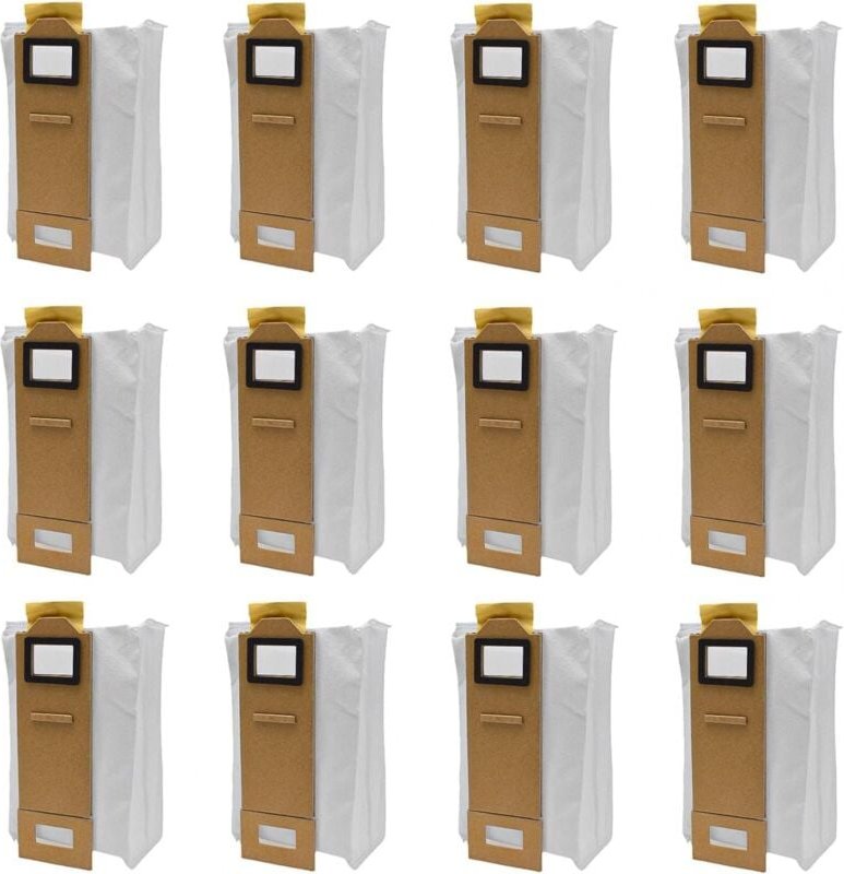 12-teiliges Staubbeutel-Set, Ersatz-Staubsaugerbeutel, Staubbeutel für Roborock, Staubbeutel-Zubehör für S7 T7S T7 - Ymy...