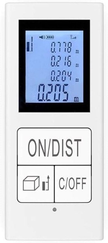 Thumbnail - Laser-Entfernungsmesser, tragbares, über USB wiederaufladbares, hochpräzises Mini-Digitalkammer-Messgerät für technische...