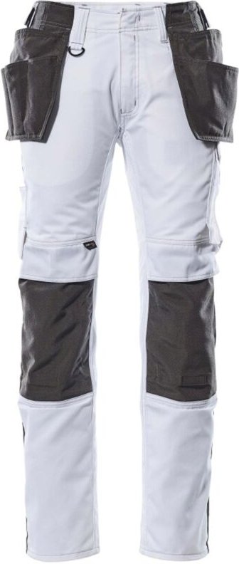 Mascot Hose UNIQUE mit Hängetaschen KASSEL CORDURA 17631 Gr. 82C66 weiß/dunkelanthrazit