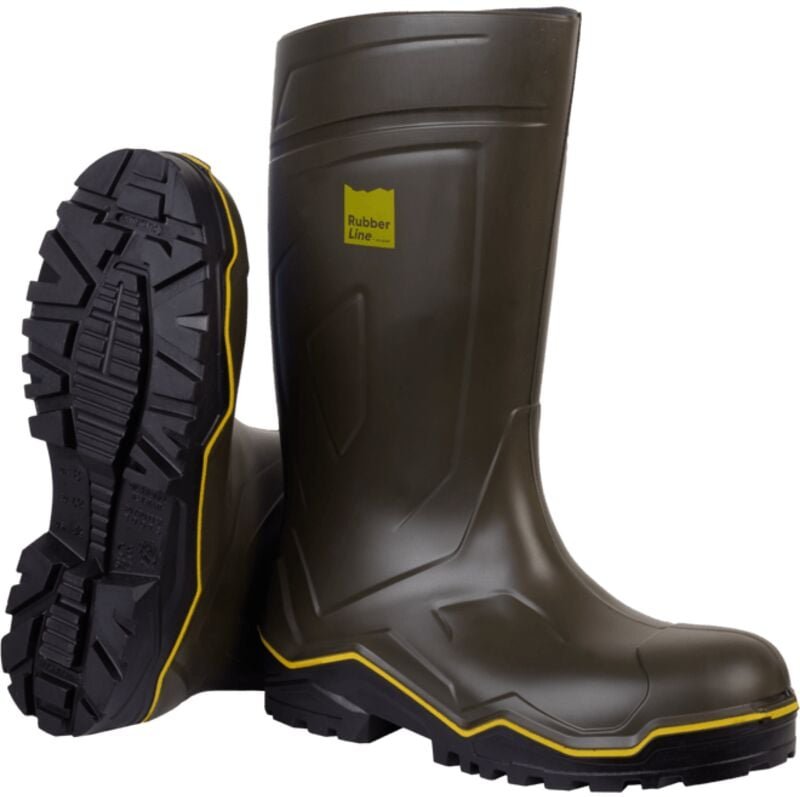 Grüne Arbeitsstiefel rubber line Solidur RLO4VT-45