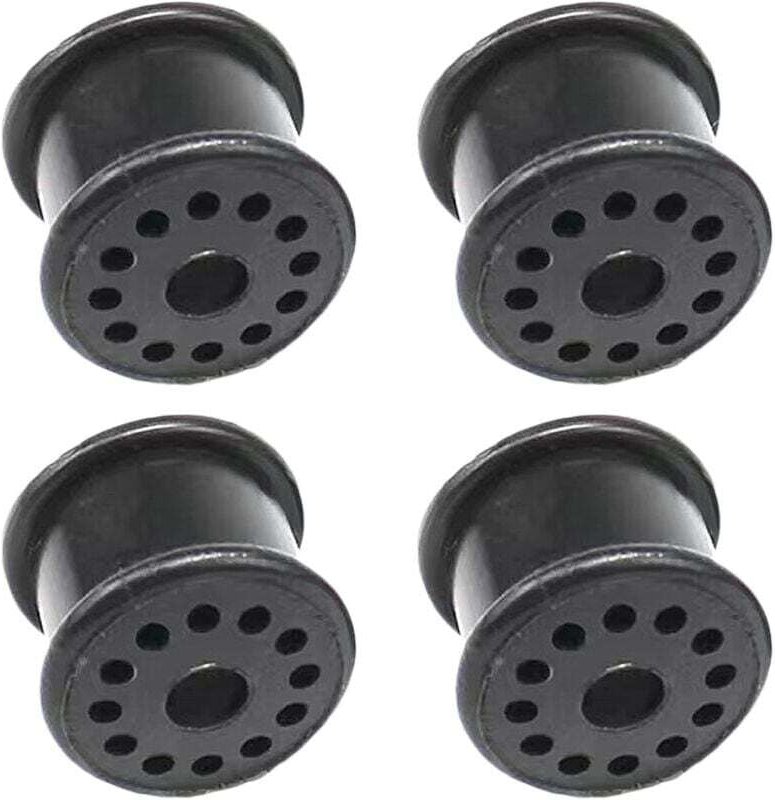 4-teiliges Schaltknaufgelenk für Ford Fiesta, tragbares manuelles Kunststoffgelenk, schwarz, verschleißfest, Gummimansch...