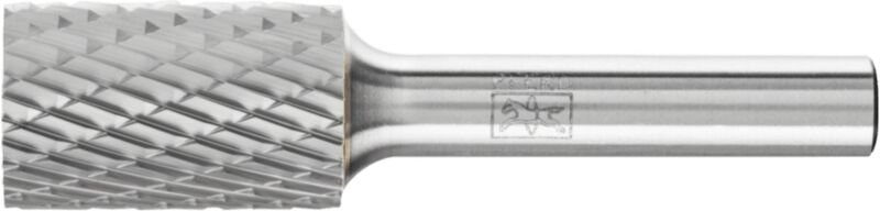 Hartmetall Frässtift Zylinder zya ø 16x25 mm Schaft-Ø 8 mm Z3P universal mittel kreuzverzahnt - Pferd