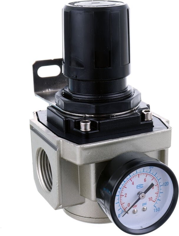 Thumbnail - 1-Zoll-Pneumatik-Luftdruckregler mit Manometer