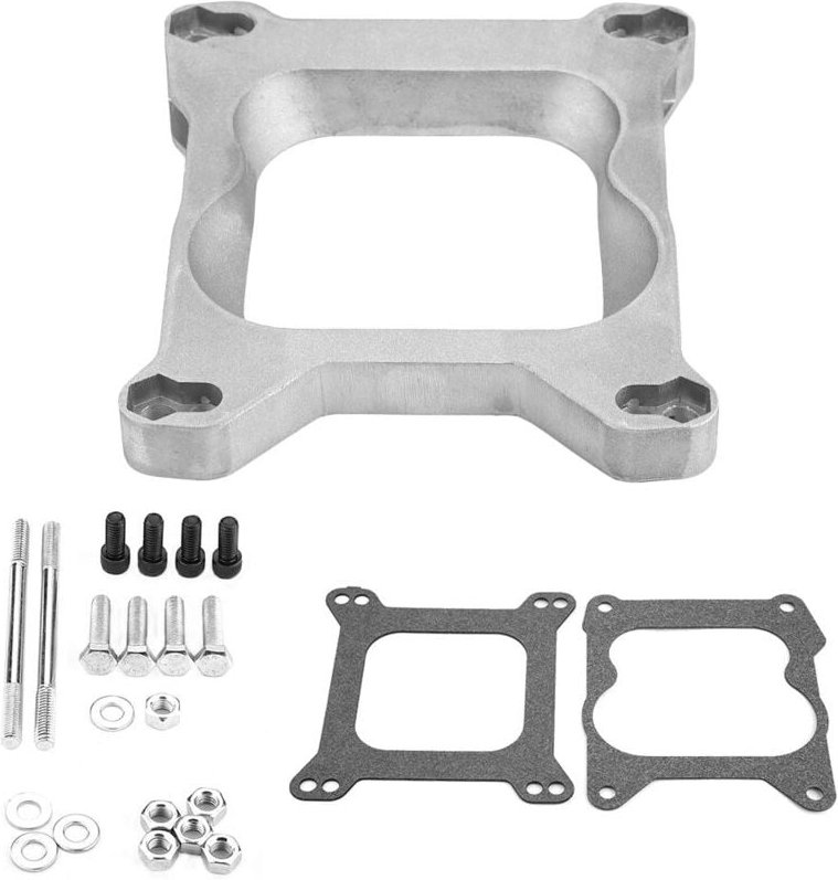 Ej.Life Vergaser-Adapter-Dichtungen, 3/4 Zoll Offener Vergaser-Vergaser-Adapter, 4bbl Quadrajet-Verteiler für Holley Ede...