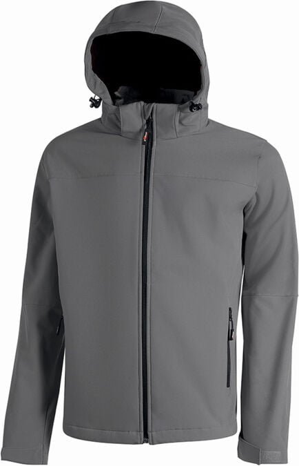 Arbeitsjacke Softshell KYRA - Metallgrau, Packung mit 10 - S