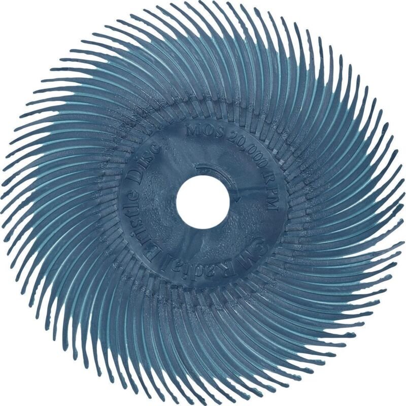 3M - Radialbürstenscheibe rb-zb Typ c ø 75 mm Körnung 400 blau 20000 min-¹