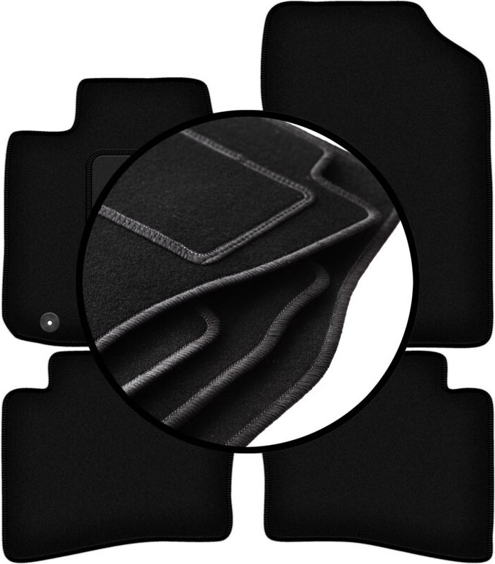 Komplettset Veloursmatten für: Hyundai i20 III Fließheck (2020-)