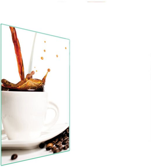 Glasschneidebrett 35x52 Kaffee