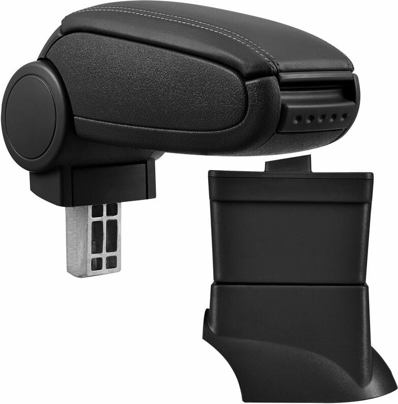 Pro.tec - Mittelarmlehne Fiat 500 mit Staufach Kunstleder Schwarz