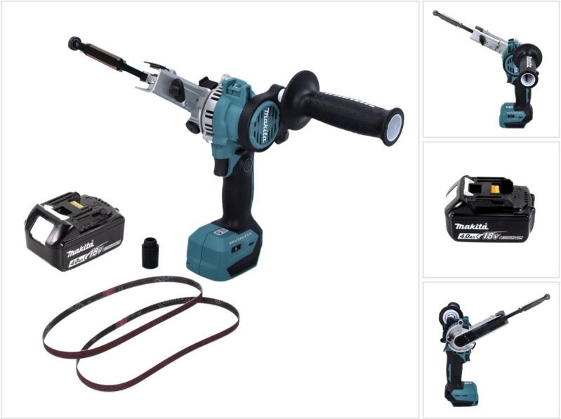 Dbs 180 M1 Akku Bandfeile 18 v 9 x 533 mm Brushless + 1x Akku 4,0 Ah - ohne Ladegerät - Makita
