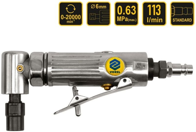 Winkelschleifer Druckluftschleifer Stabschleifer Druckluft Schleifer Schnellschleifer ø: max. 6 mm
