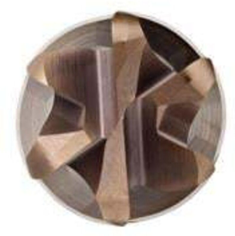 Dormer - Schaftfräser S536 D.10mm R.2mm Gesamt-L.75mm Schneiden-L.10mm hm TiSiN 25Grad