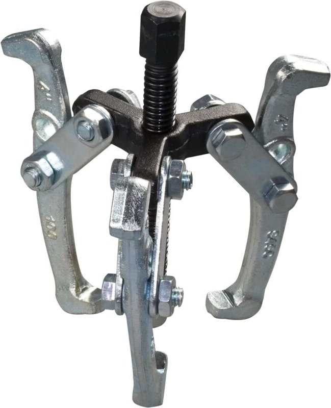 SW-Stahl 09615L Laschenabzieher 100mm I Abzieher Werkzeug 3-armig I Innen- und Außenabzieher