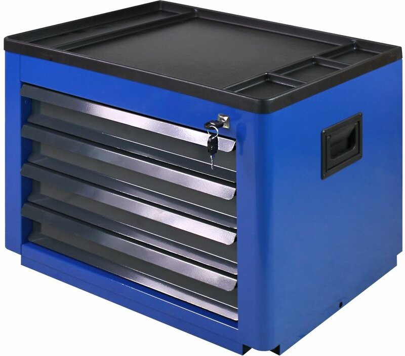 Thumbnail - Werkzeugtruhe 4 Schubladen für Werkstattwagen Basic 450x600x440 mm blau - ADB