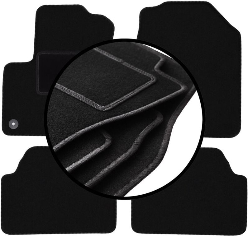 Komplettset Veloursmatten für: Kia eNiro / Niro EV Crossover (2016-)