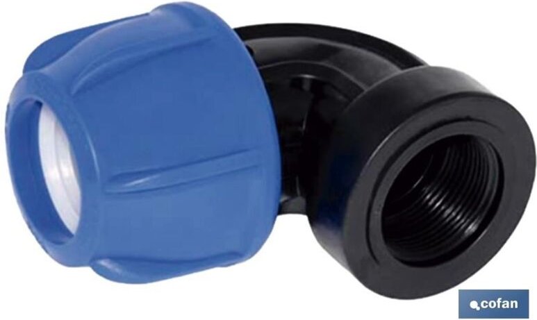 Winkel 90° Innengewinde Pp Pn16 32 x 1