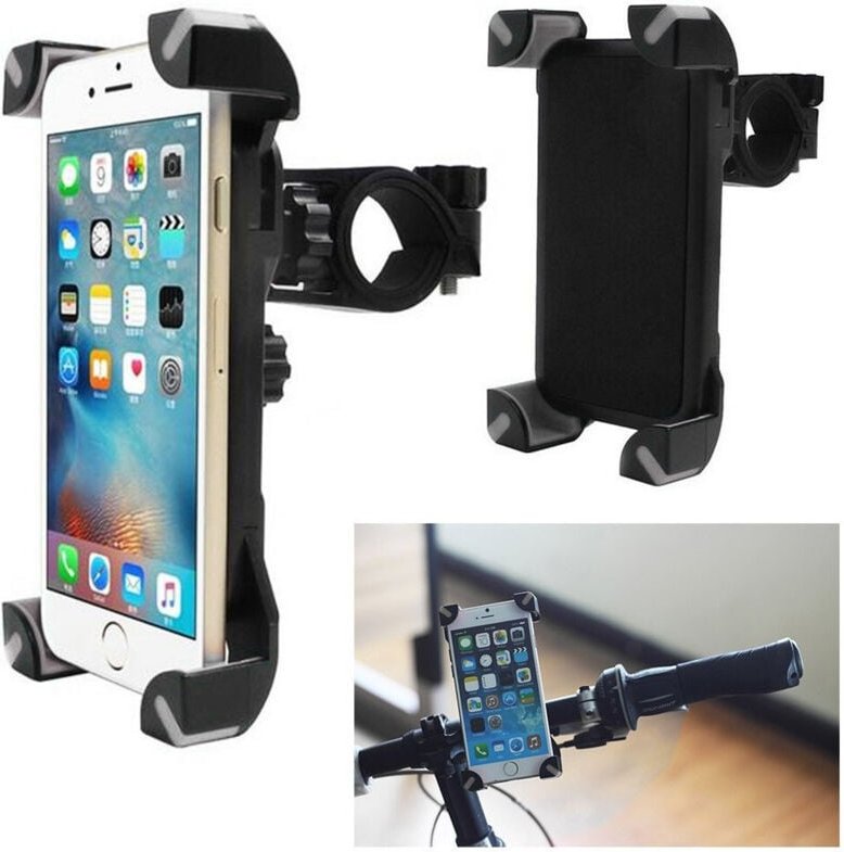 Trade Shop - CELLULAR FÜR BICICLETTA MANUBRIO BICI SUPPORT REGOLABILE SMARTPHONE GPS -