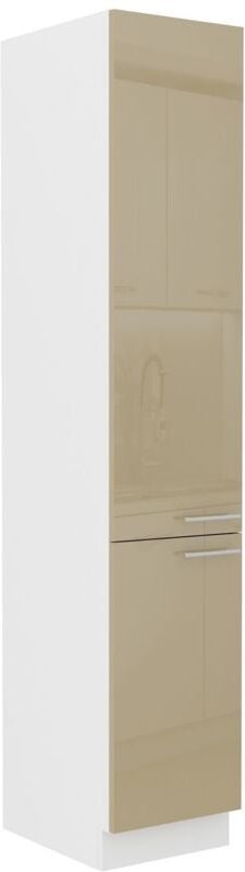 Küchen Preisbombe - Küchen Hochschrank 40 Lara Cappuccino Hochglanz Küchenzeile Küchenblock Küche