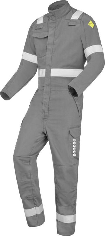 Thumbnail - Oudina Grau Stahl Overall XS - FR(36-38)