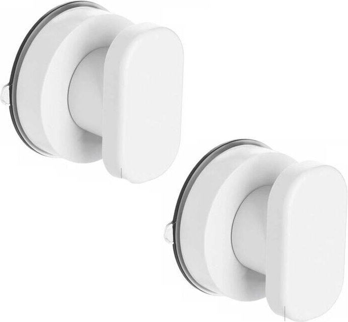 Thumbnail - Maniglia per porta a ventosa bianca 2 maniglie a ventosa Cassetto per armadietto Frigorifero Porta in vetro Portatile Ma...
