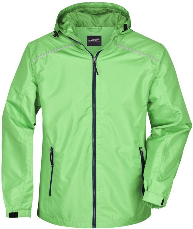 James&nicholson - Sportliche, funktionale Outdoorjacke Herren JN1118 Gr. xl spring-green/navy