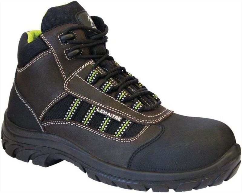 Lemaitre Sicherheitsstiefel Danube Größe 42 schwarz / braun - 1345-42
