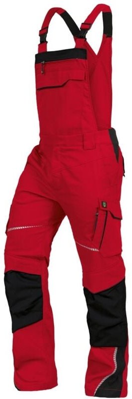 Leibwächter Latzhose Flex-Line FLEXL22 Gr. 28 rot/schwarz