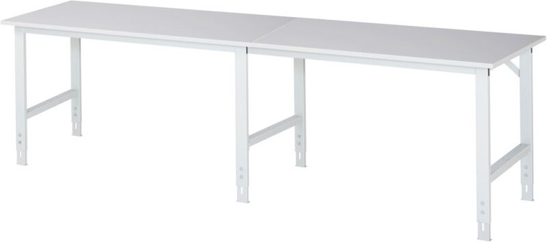 Arbeitstisch Tom höhenverstellbar, B3000xT800xH760-1080mm, M-Platte-22mm - RAU