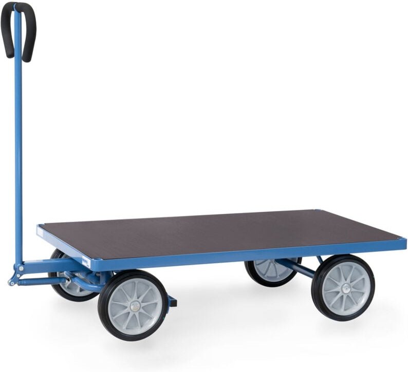 Fetra Handwagen mit Plattform Vollgummibereifung, 1060x600 mm Ladefläche