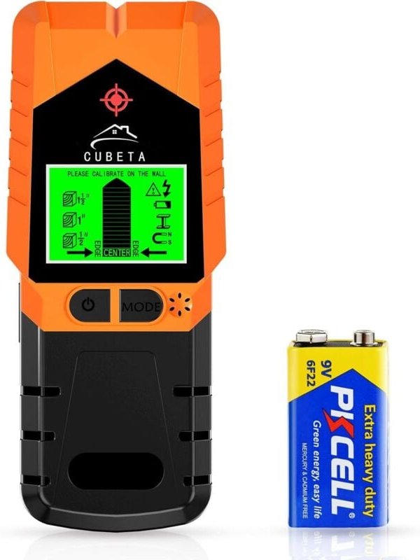 6-in-1-Elektrokabeldetektor, magnetischer Bolzensucher, Studpop-Bolzensucher, Holzbalken, Metallrohre, Elektrokabel, Wan...