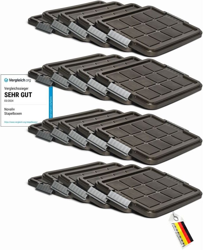 Novaliv - 20x Frischhaltedosen Deckel