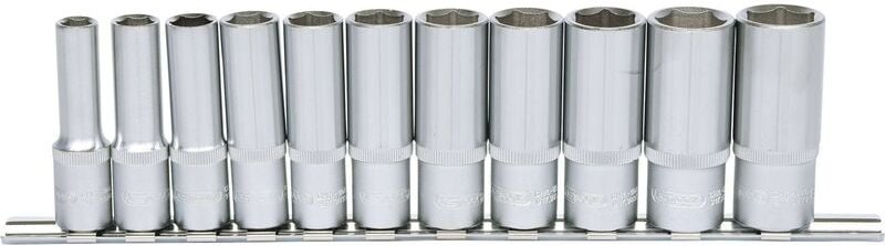 3/8' Sechskant-Stecknuss-Satz, lang, 11-tlg 8-19mm