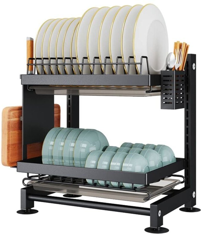 Geschirr-Trockengestell, Küchen-Trockengestell, Geschirr-Trockengestell über der Spüle, Abtropfgestell, Trockengestell, ...