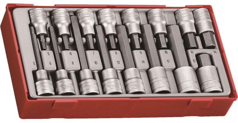 Set mit 16 Gläsern TENGTOOLS TTHEX16 237660105