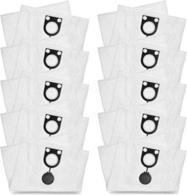 10x Hochwertige Staubsauger-Beutel ersetzt 2605411167 für viele Staubsauger mit einem Volumen von 25-35 Liter / Ersatz S...
