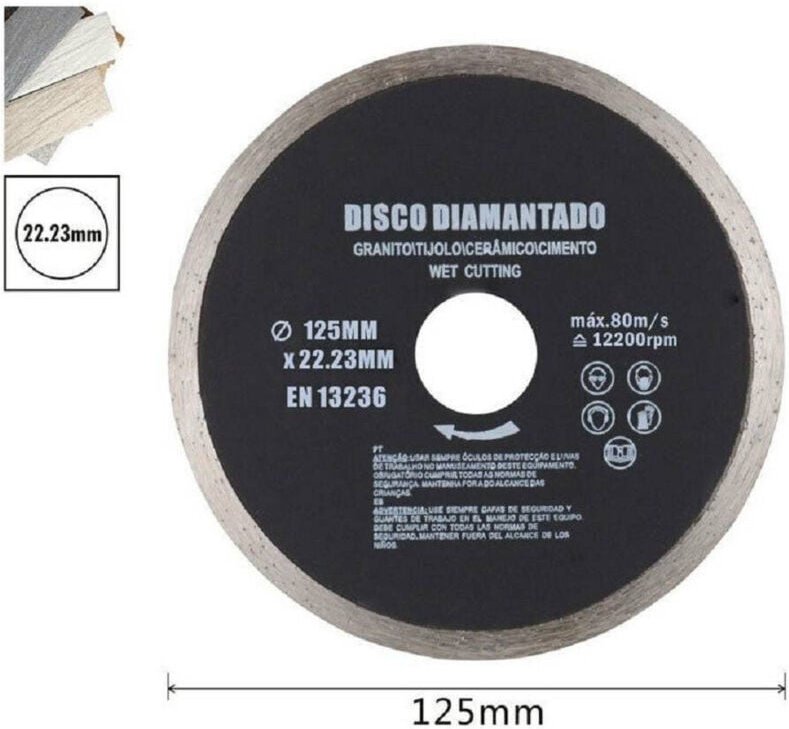 Trade Shop Traesio - Trade Shop - discovered corona continuar 125 - 180 mm piastrelle ceramica porcellana - -125 mm -