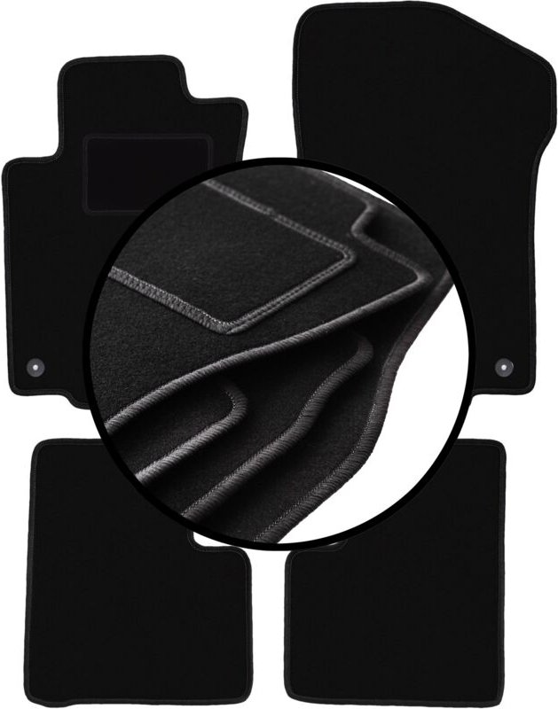 Komplettset Veloursmatten für: Mercedes GL I X164 SUV (2006-2012)