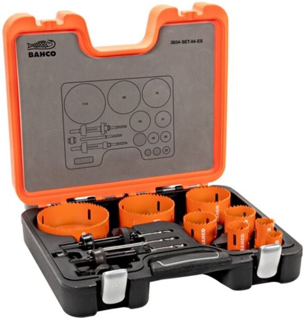 Bahco Sandflex Bimetall-Lochsägen-Satz 25 mm-114 mm - 12-tlg.