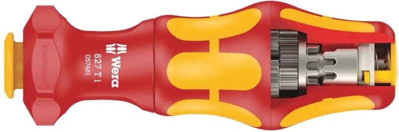 827 t i Kraftform Turbo vde, 9 x 125 mm Bits-Handhalter Wechselklinge - Wera
