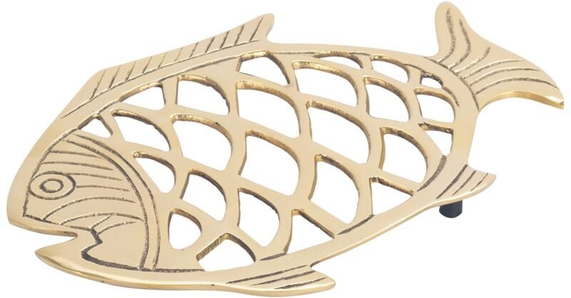 Dekoratives Tischset mit nautischen Fischen für den Esstisch