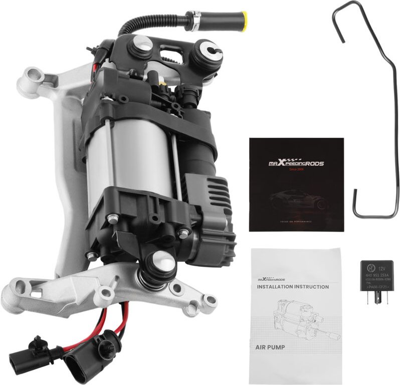 Luftfederung Kompressor + Halterung for Porsche Cayenne 92A VW Touareg 7P5, 7P6