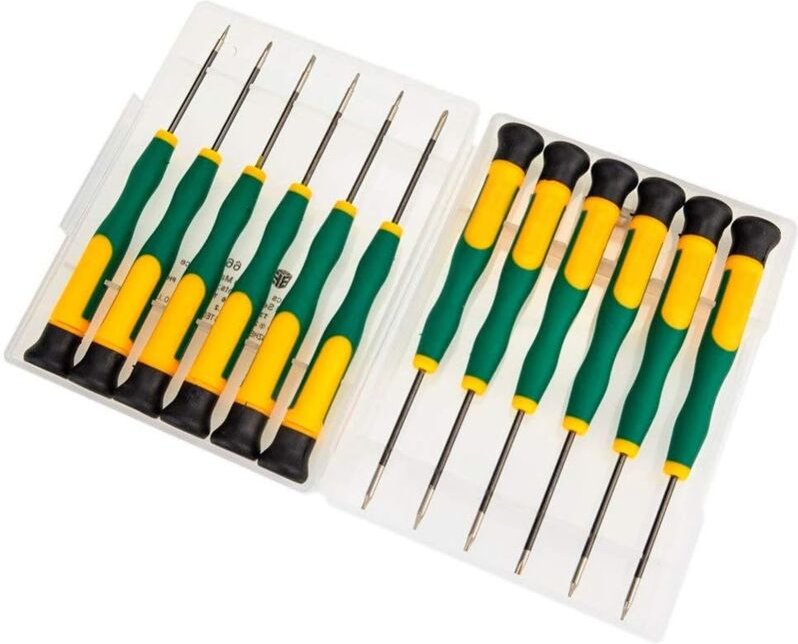 Set mit 12 magnetischen Schraubendrehern für elektronische Reparaturen: iPhone, iPad, MacBook Pro/Air, Laptops, Smartpho...