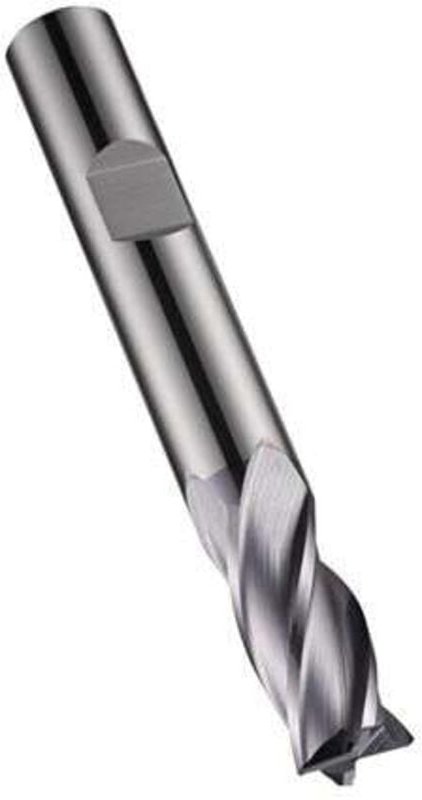 Schaftfräser S944 D.6mm Gesamt-L.57mm Schneiden-L.19mm HM TiAlN 30Grad Z.4