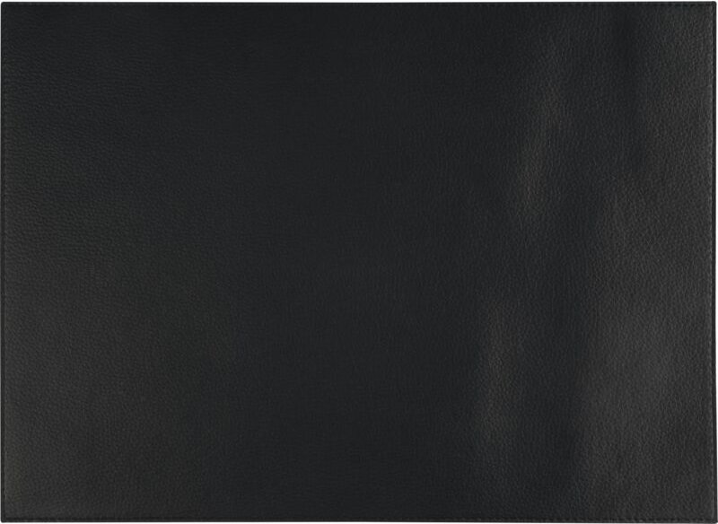 Thumbnail - Kunstleder 1 Stück Tischset, Höhe: 1 mm, Länge: 450 mm, Breite: 325 mm, schwarz - APS