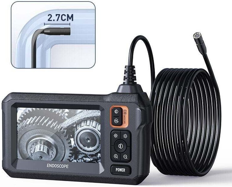 Thumbnail - Industrielle Endoskop-Inspektionskamera, 4,3-Zoll-IPS-Boreskop-Kanalkamera, wasserdichte IP67-Schlangenkamera mit 8 LED-...