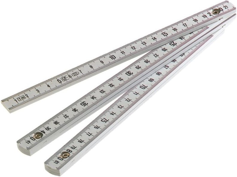 FACOM Kunststoff-Gliedermaßstab Klasse III 2 m