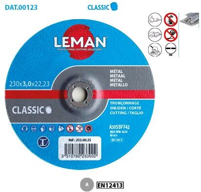 Metall-Trennscheibe Classic ø 300 Bohrung 20 St. 3,8mm flach F41 10er Pack